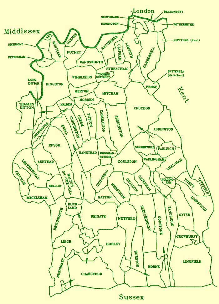 East Surrey Parishes